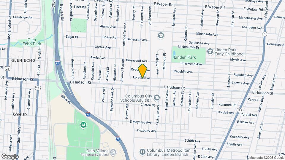 1041 Loretta Ave Mapa y Detalles de la Ubicación