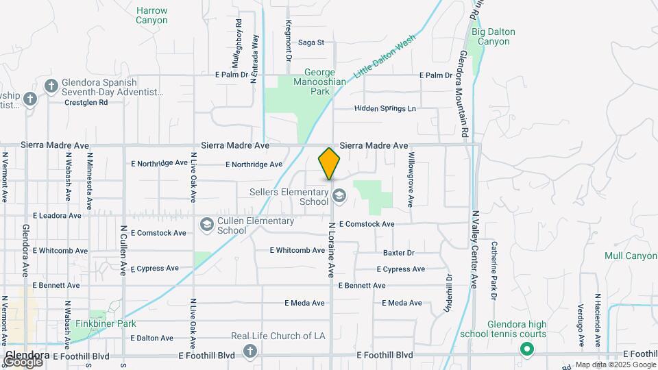 533 Sierra Madre Ave Map and Location Details