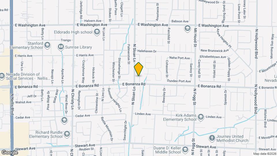 830 N Sloan Ln Map and Location Details