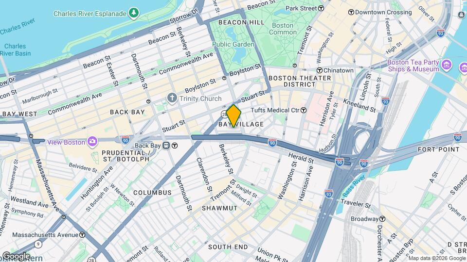 13 Cortes St Map and Location Details