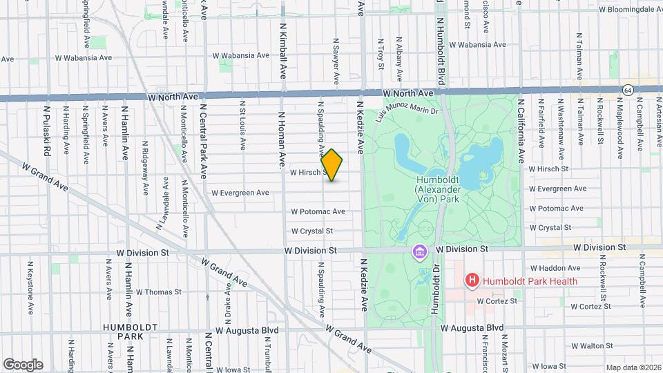 3248 W Evergreen Ave, Unit First Floor Map and Location Details