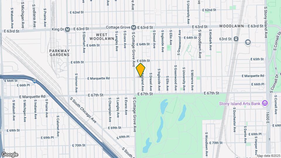 6600 S Maryland St Map and Location Details