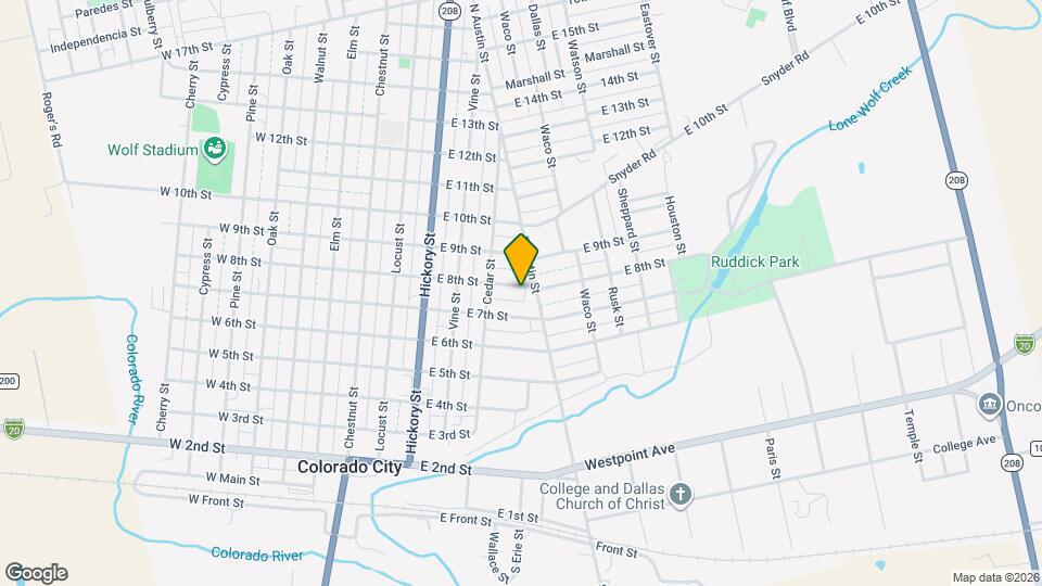 759 E 8th St Map and Location Details