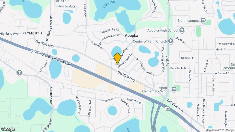 502 Azalea Bloom Dr Mapa y Detalles de la Ubicación