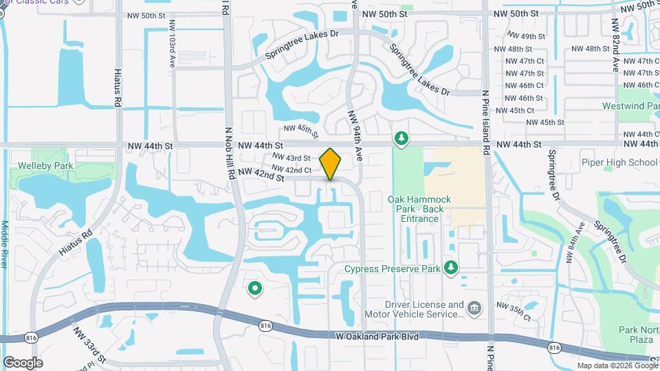 9487 NW 42nd St Map and Location Details