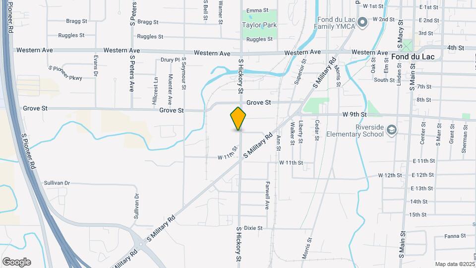 384 S Hickory St Map and Location Details