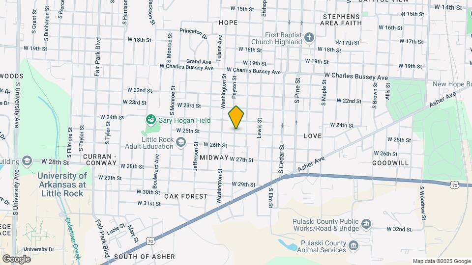 4322 W 25th St Map and Location Details