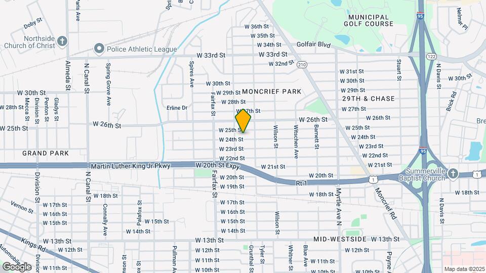 1639 W 24th St Map and Location Details
