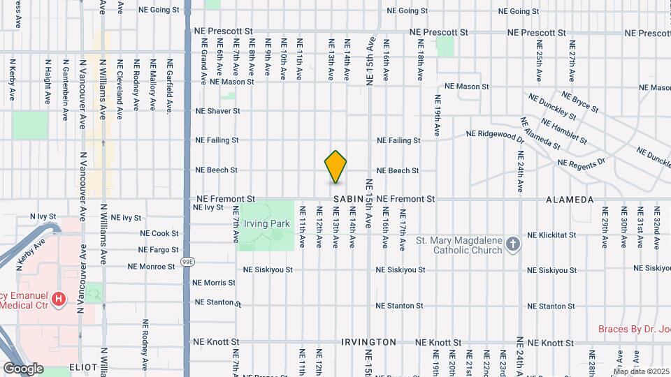 3524 NE 13th Ave Map and Location Details