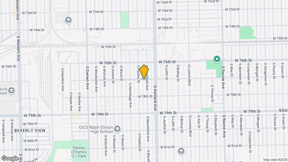1641 W 77th St Map and Location Details