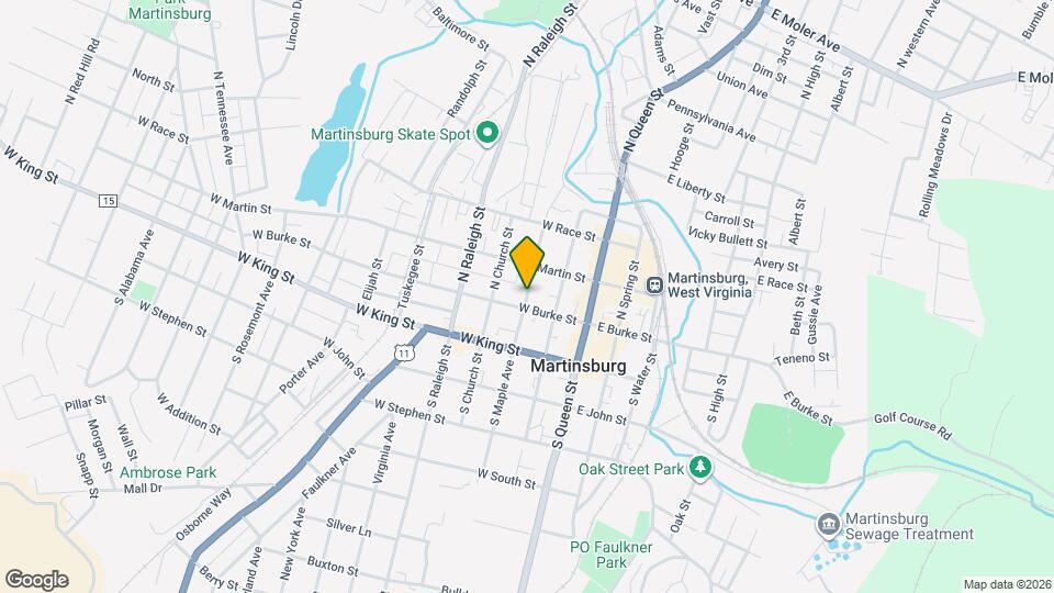 106 N Maple Ave Map and Location Details