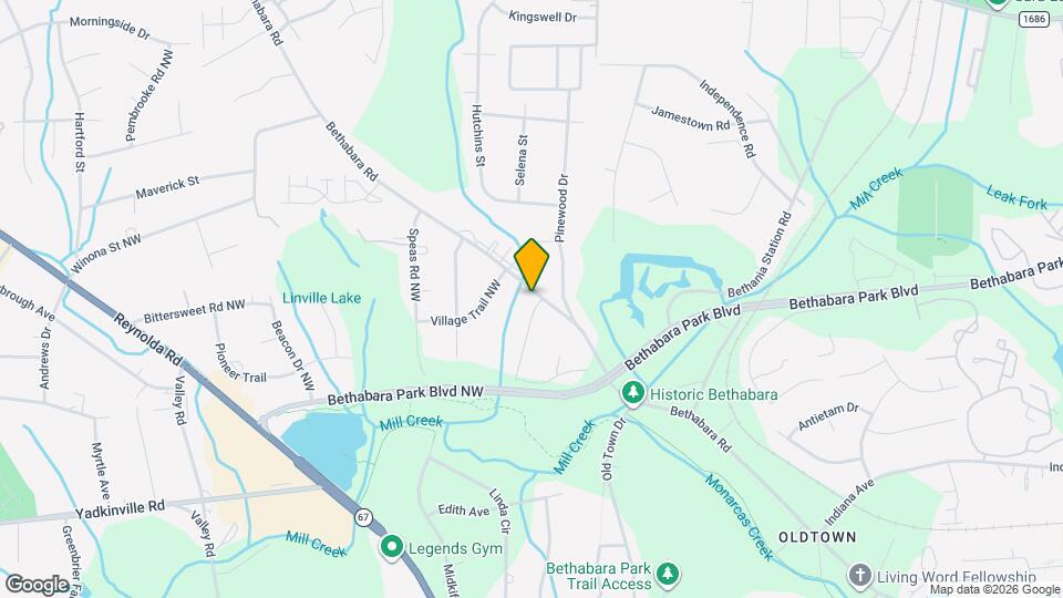 2314 Bethabara Rd Map and Location Details