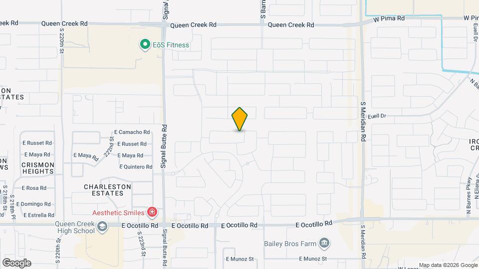 22705 E Camacho Rd Map and Location Details