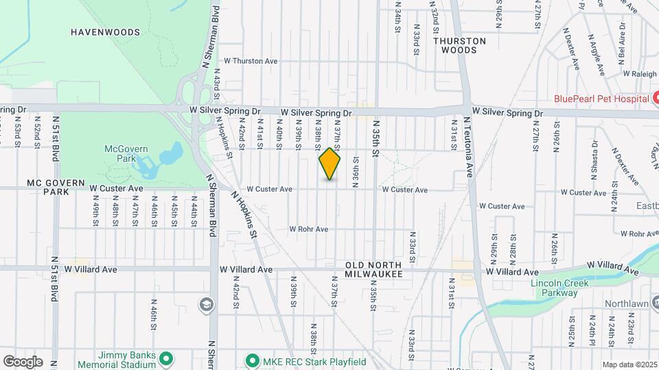 5405-5407-5407 N 37th St Map and Location Details