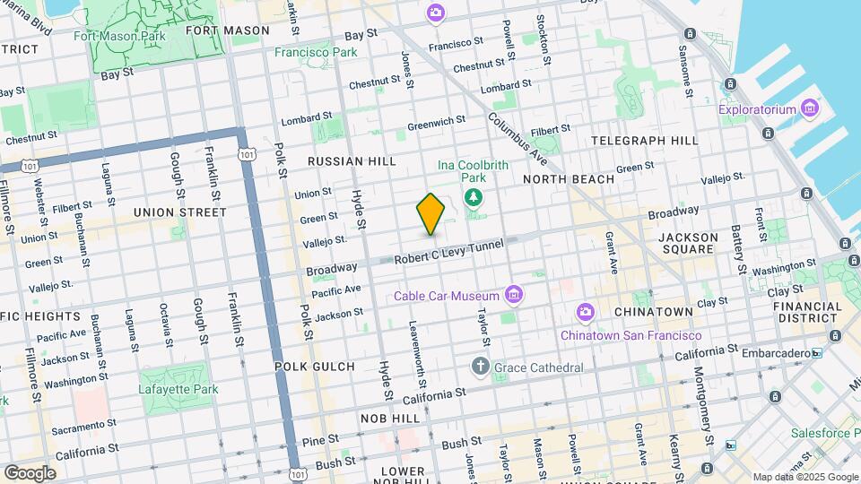 1717 Jones St Mapa y Detalles de la Ubicación