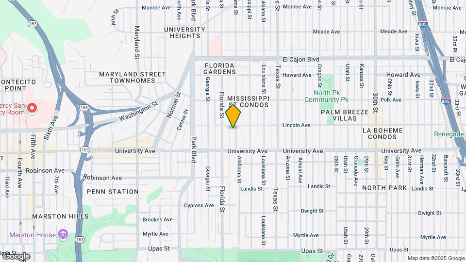 3976 Alabama St Map and Location Details