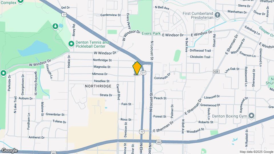 2714 Bolivar St Map and Location Details
