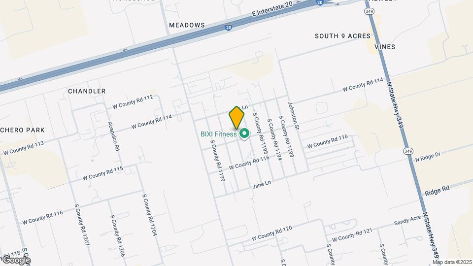 2601 S County Rd Map and Location Details