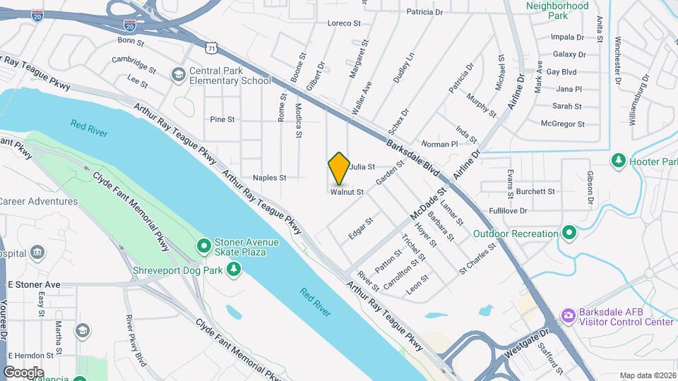 2317 Walnut St Map and Location Details