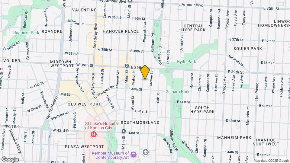 3941 Warwick Blvd Mapa y Detalles de la Ubicación