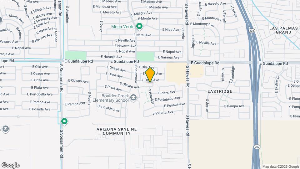 8140 E Obispo Ave Map and Location Details