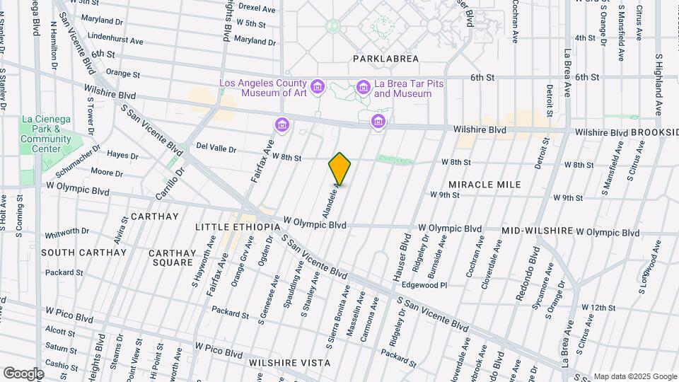 854 Alandele Ave Map and Location Details