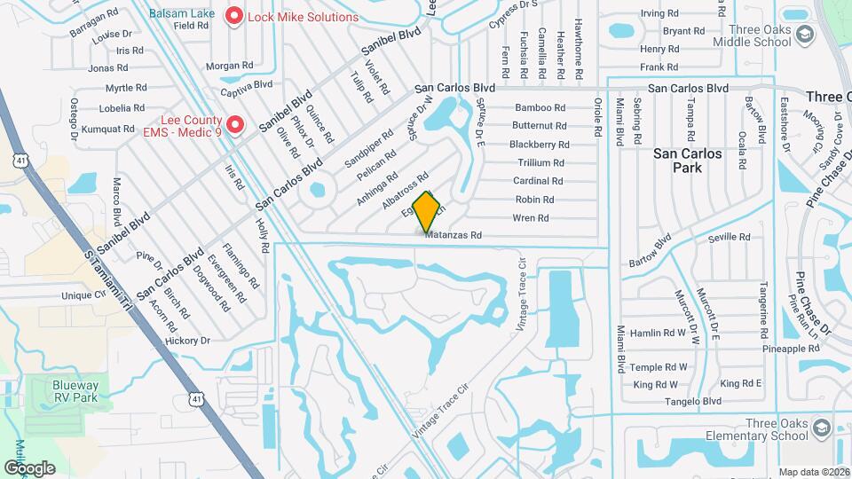 8204 Matanzas Rd Map and Location Details