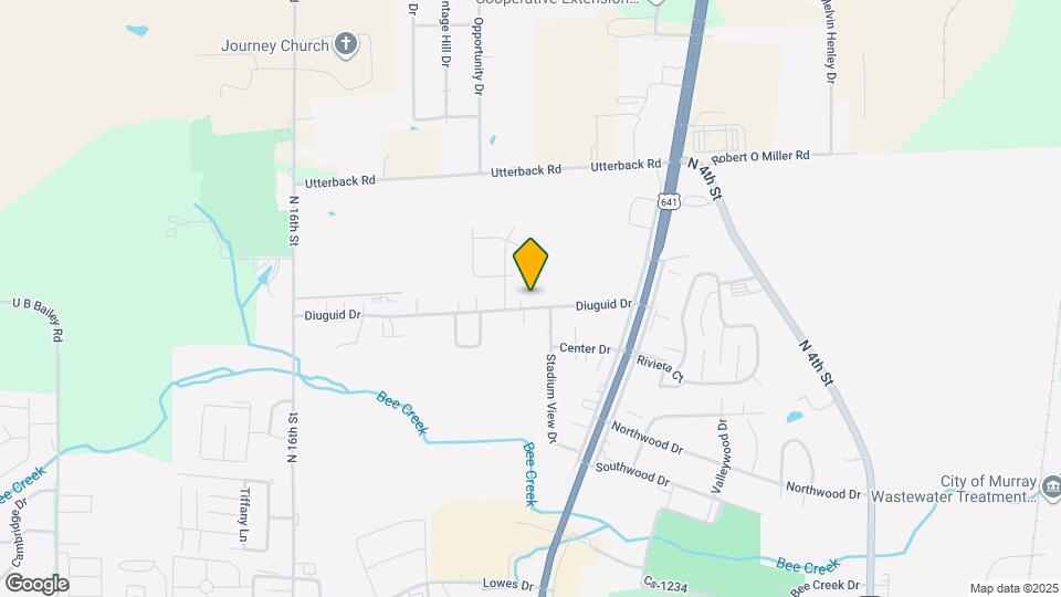 1316 Diuguid Dr Map and Location Details