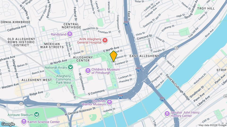 804 Cedar Ave Map and Location Details