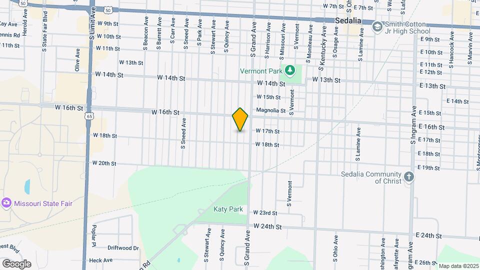 1709 S Prospect Ave Map and Location Details