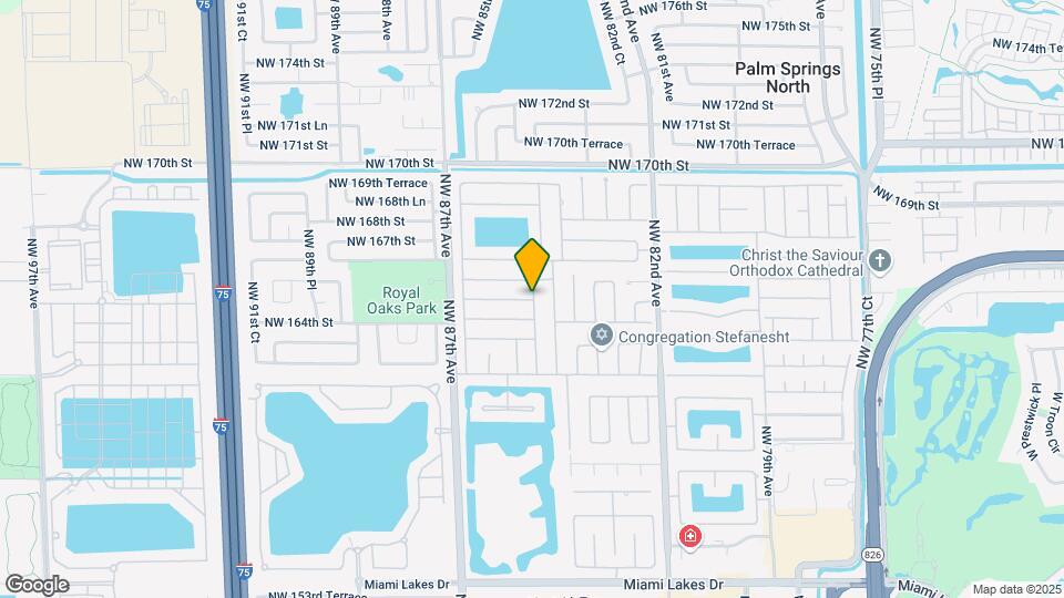 8370 NW 165th St Map and Location Details