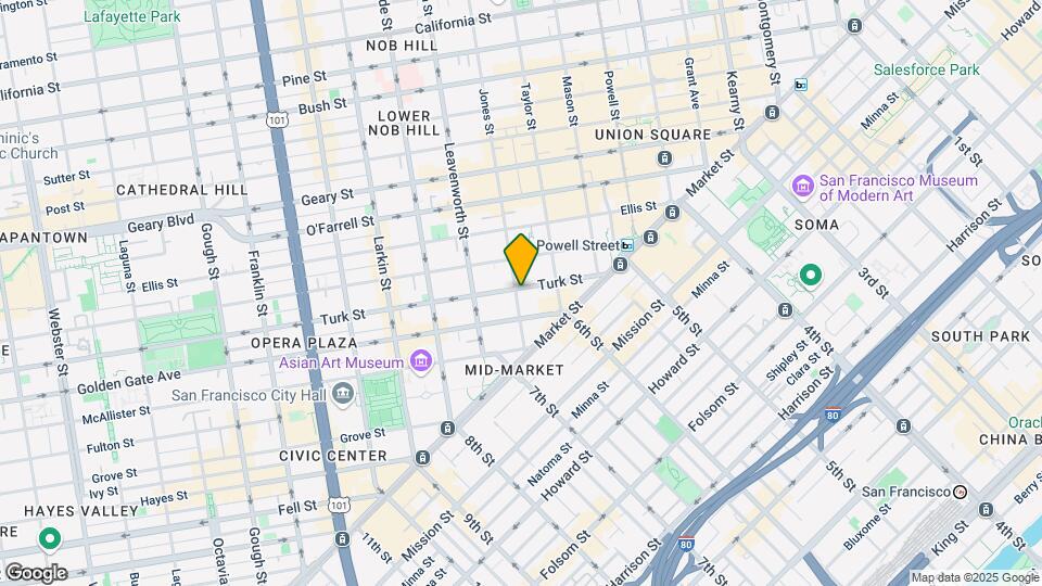 180 Jones St Mapa y Detalles de la Ubicación