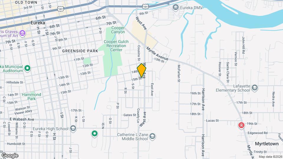 1906 15th St Map and Location Details