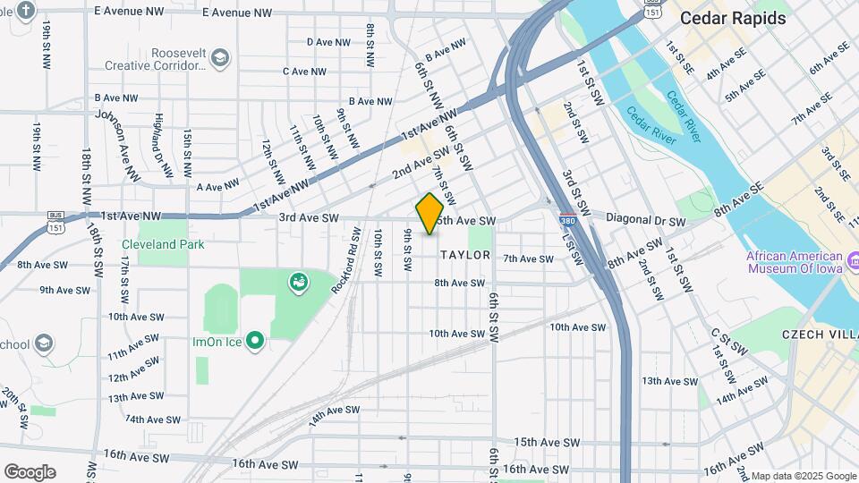 522 8th St SW Map and Location Details