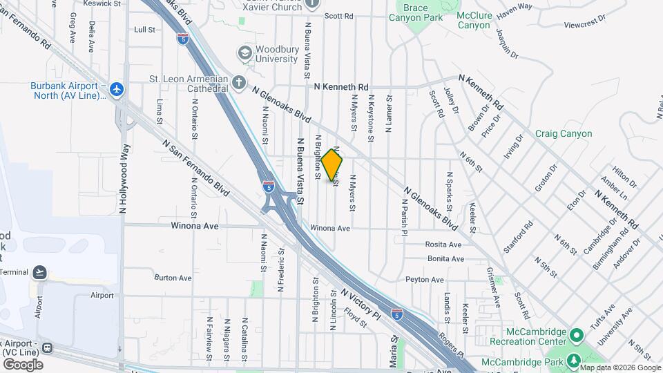 2519 N Lincoln St Map and Location Details