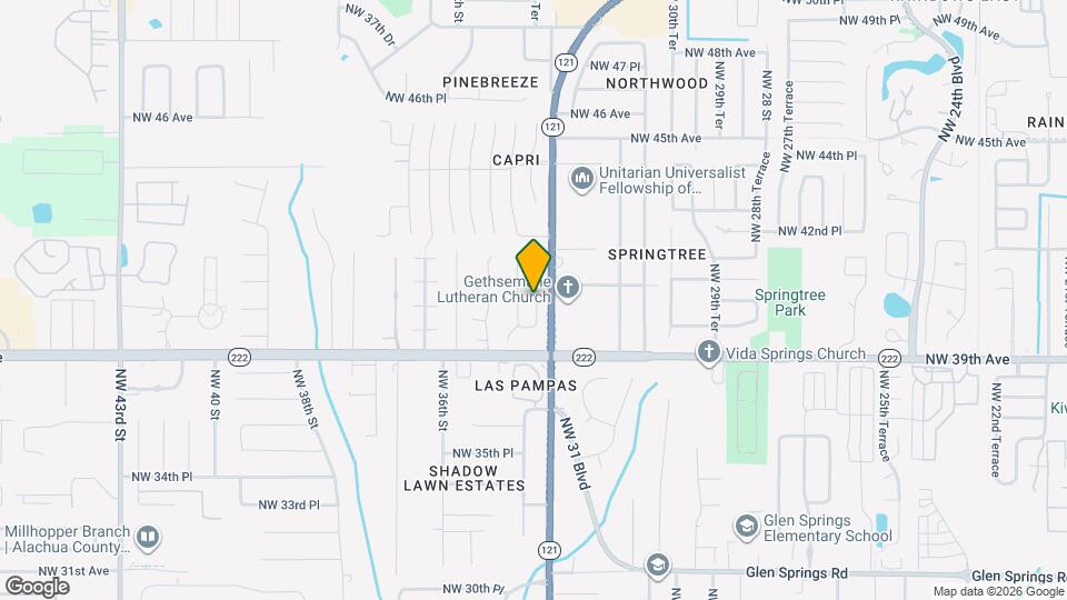 4022 NW 34th Ter Map and Location Details