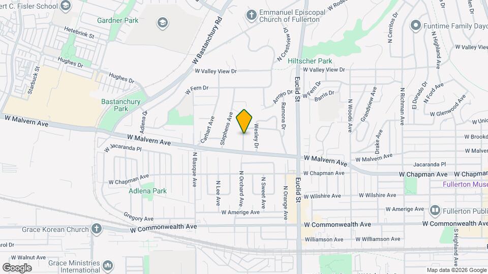 630 Beverly Dr Map and Location Details