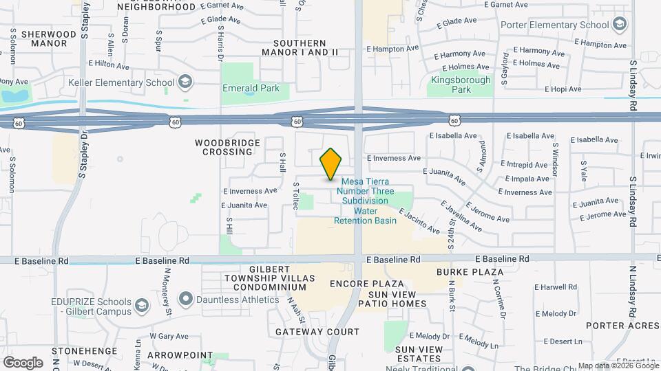 1916 E Inverness Ave Map and Location Details