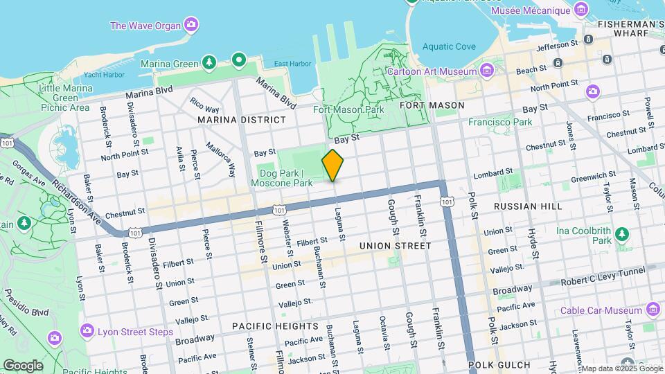 3255 Laguna St Map and Location Details