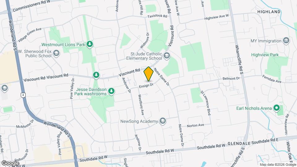 SPACIOUS THREE BEDROOM TOWNHOME IN WESTMOUNT Map and Location Details