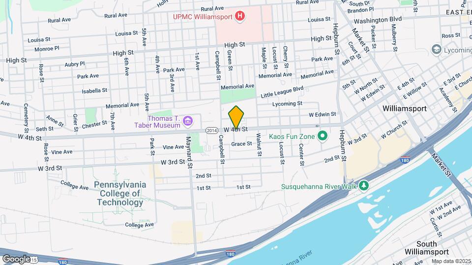 747 W 4th St Mapa y Detalles de la Ubicación