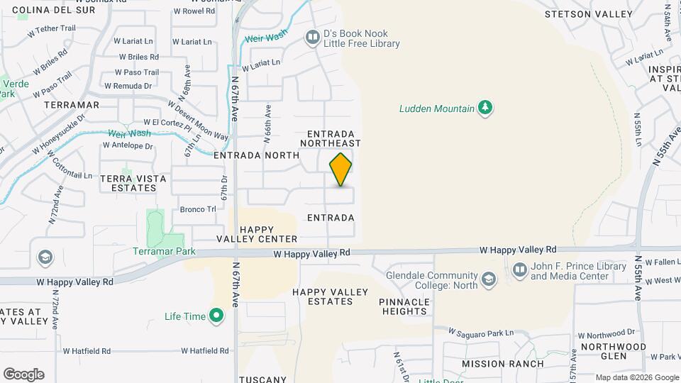 6335 W Saddlehorn Rd Map and Location Details