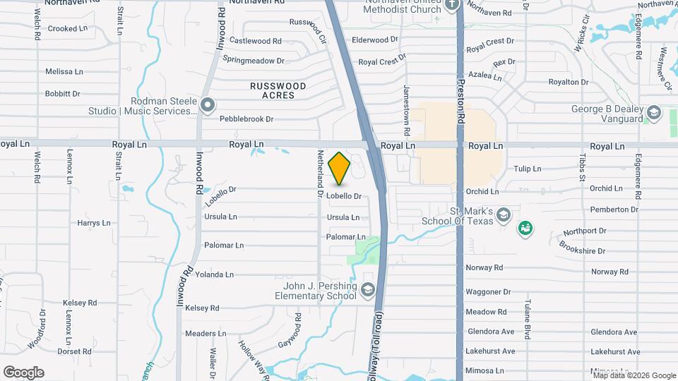 5605 Lobello Dr Map and Location Details