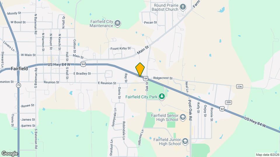 657 E Commerce St Map and Location Details