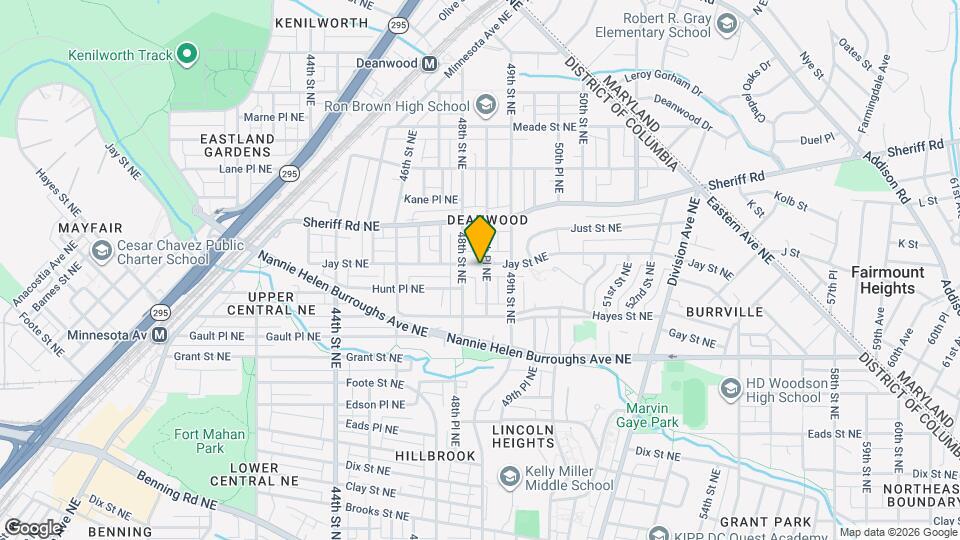 4815 Jay St NE Map and Location Details