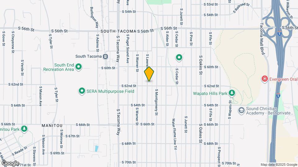 6043 S Lawrence St Map and Location Details