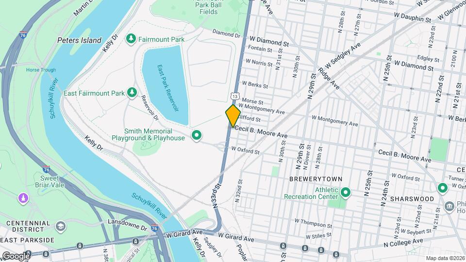 1637 N 33rd St, Unit 2 Map and Location Details