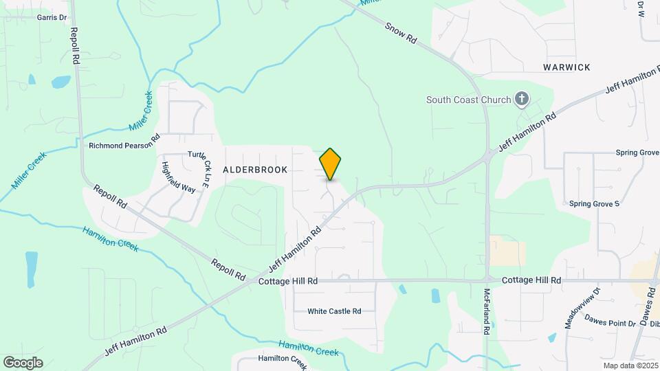 9600 Jeff Hamilton Rd Map and Location Details