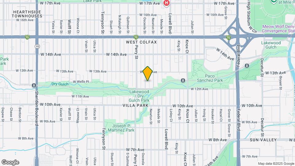 1238 Osceola St Map and Location Details