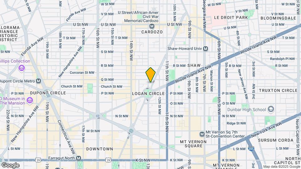 1500 Vermont Ave NW Map and Location Details